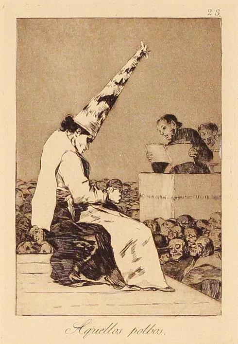 Lot 5a: Francisco de Goya (Spanish, 1746-1828)Aquellos Polvos