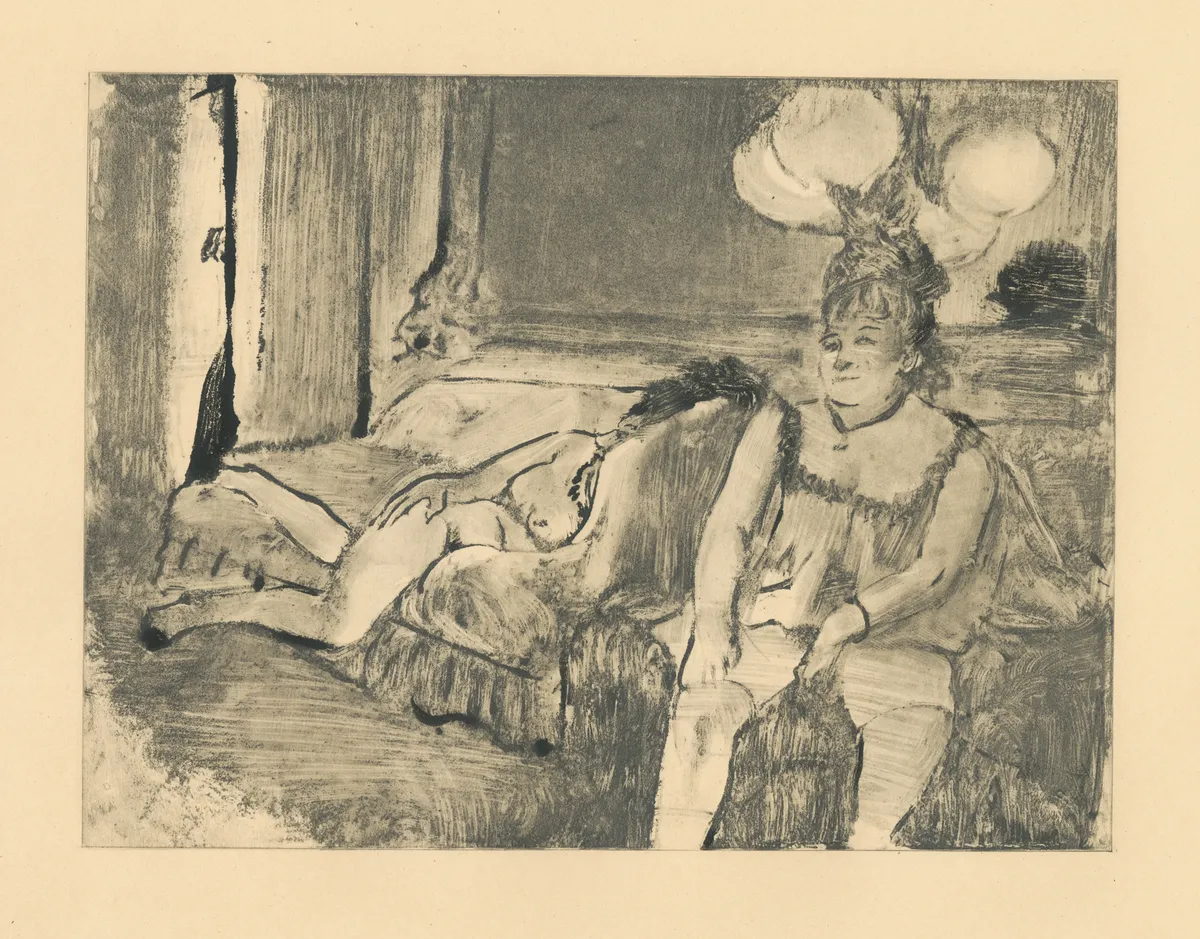 Lot 513: Edgar Degas (French, 1834-1917)Repos