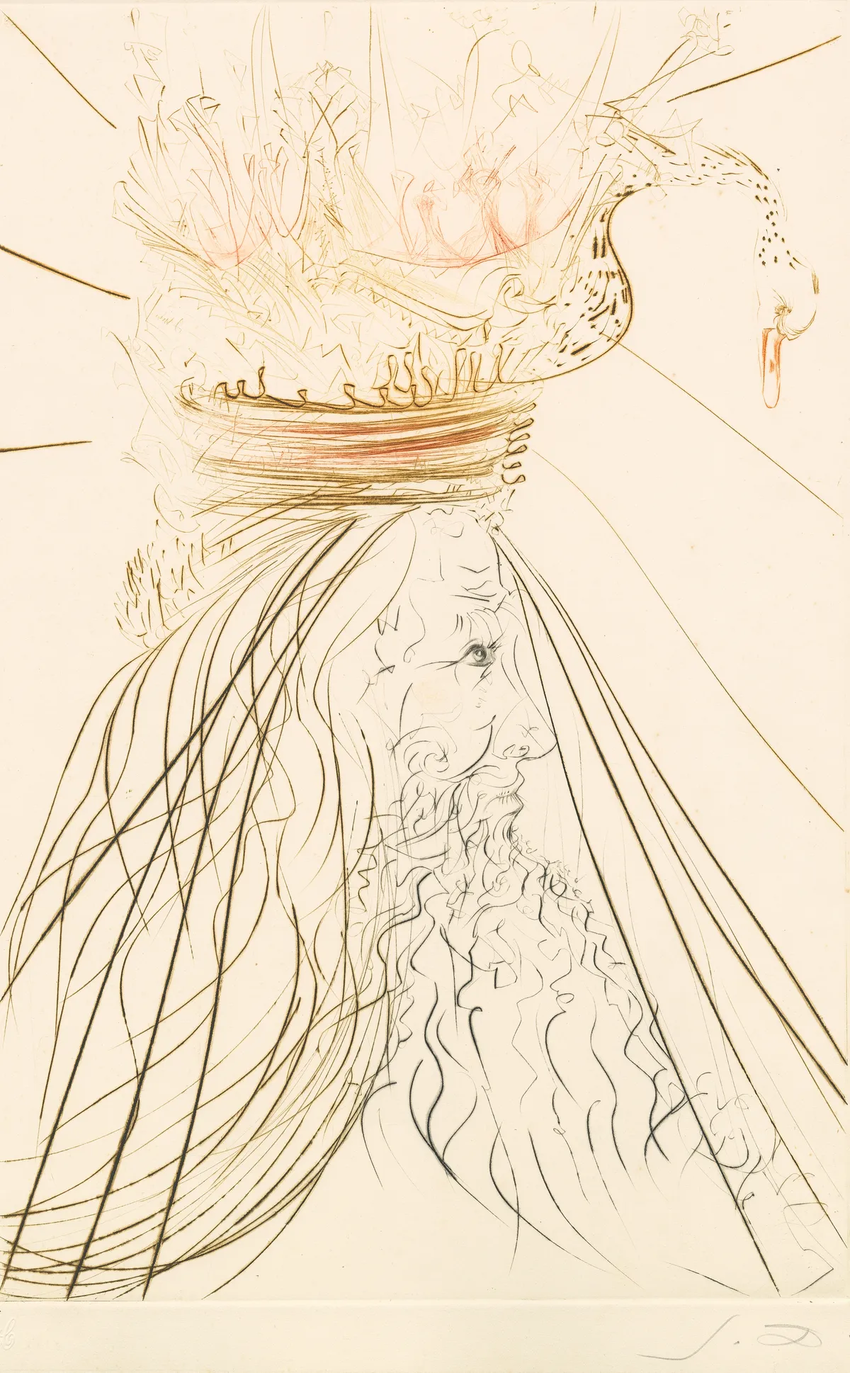 Lot 209: Salvador Dali (Spanish, 1904-1989)Le Roi Marc