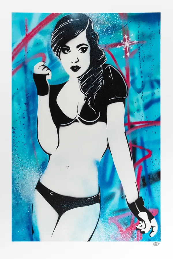 Zero Gradient (British, b.1981)Vintage 01- Blue