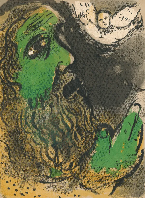 Marc Chagall (French/Russian, 1887-1985)Job Praying