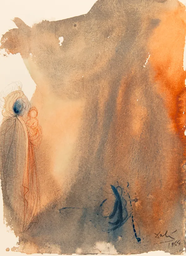 Salvador Dali (Spanish, 1904-1989)Ecce Virgo Concipiet (From the suite Biblia Sacra)