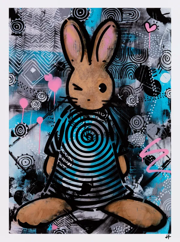 Harry Bunce (British, b.1967)Folk Art Rabbit