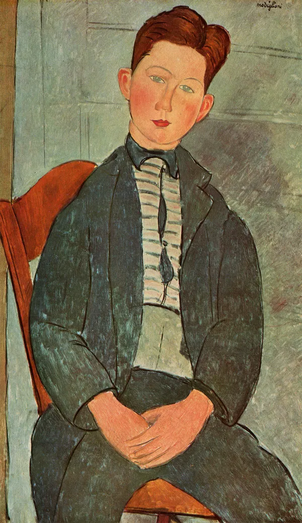 Amedeo Modigliani (Italian, 1884-1920)Garcon au chandail rose
