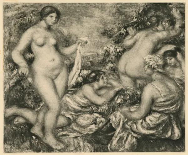Pierre Auguste Renoir (French, 1841-1919)Femme Nues