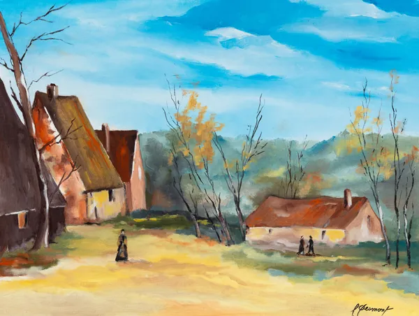 Francoise Desmont (French, b.1932)En Automne
