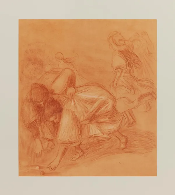 Pierre Auguste Renoir (French, 1841-1919)Jeunes Filles jouant a la Balle