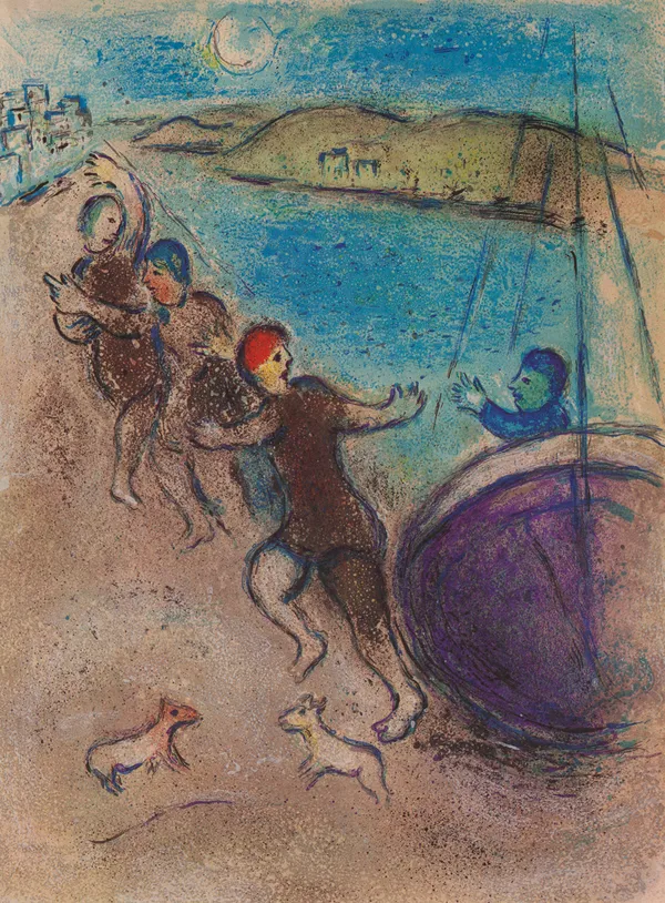 Marc Chagall (French/Russian, 1887-1985)The Young Men of Methymne