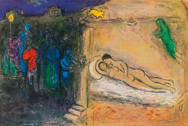 Marc Chagall (French/Russian, 1887-1985)The Wedding Night