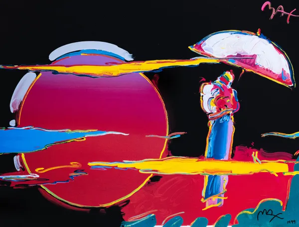 Peter Max (German, b.1937)New Moon