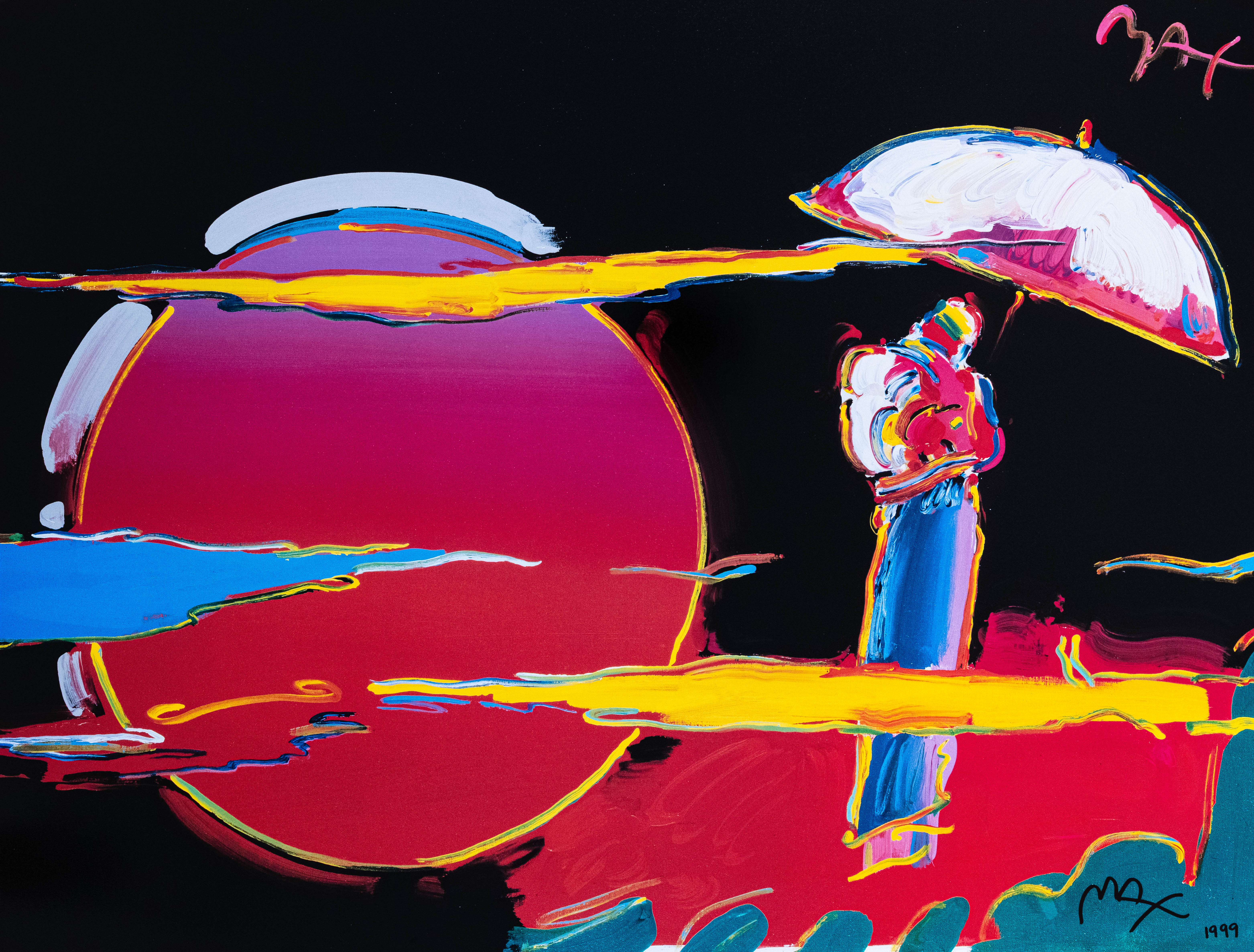 Peter Max (German, b.1937)New Moon