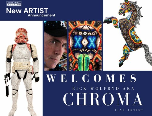 The Fine Art Auction welcomes Artist Rick Wolfyrd: aka Chroma