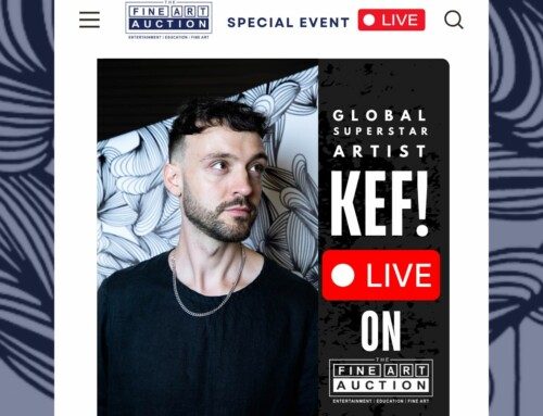 KEF! to Appear Live on The Fine Art Auction  – Nov 23rd & 24th, 2024