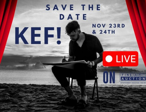 KEF! to Appear Live on The Fine Art Auction  – Nov 23rd & 24th, 2024