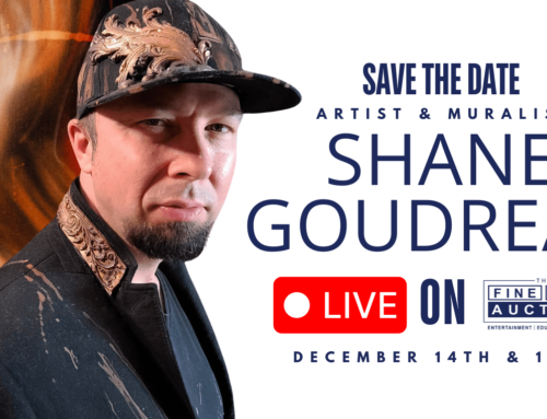 Shane Goudreau to Appear Live on The Fine Art Auction  – Dec 14th & 15th, 2024