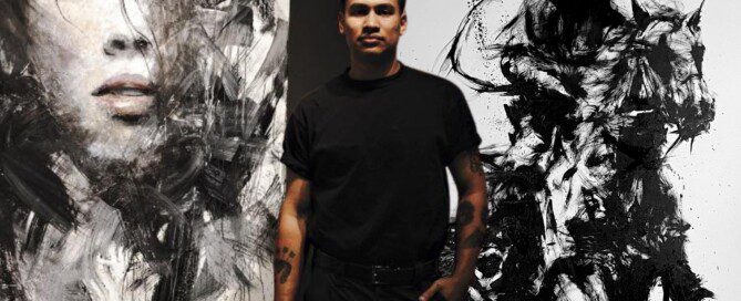 artist mad charcoal on the fine art auction