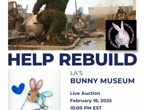 Help Rebuild LA’s Bunny Museum: Join The Fine Art Auction’s Live Event with world-renowned artist Harry Bunce to Support California Wildfire Recovery