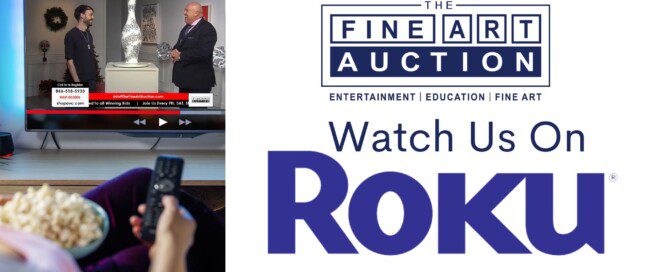the fine art auction on roku