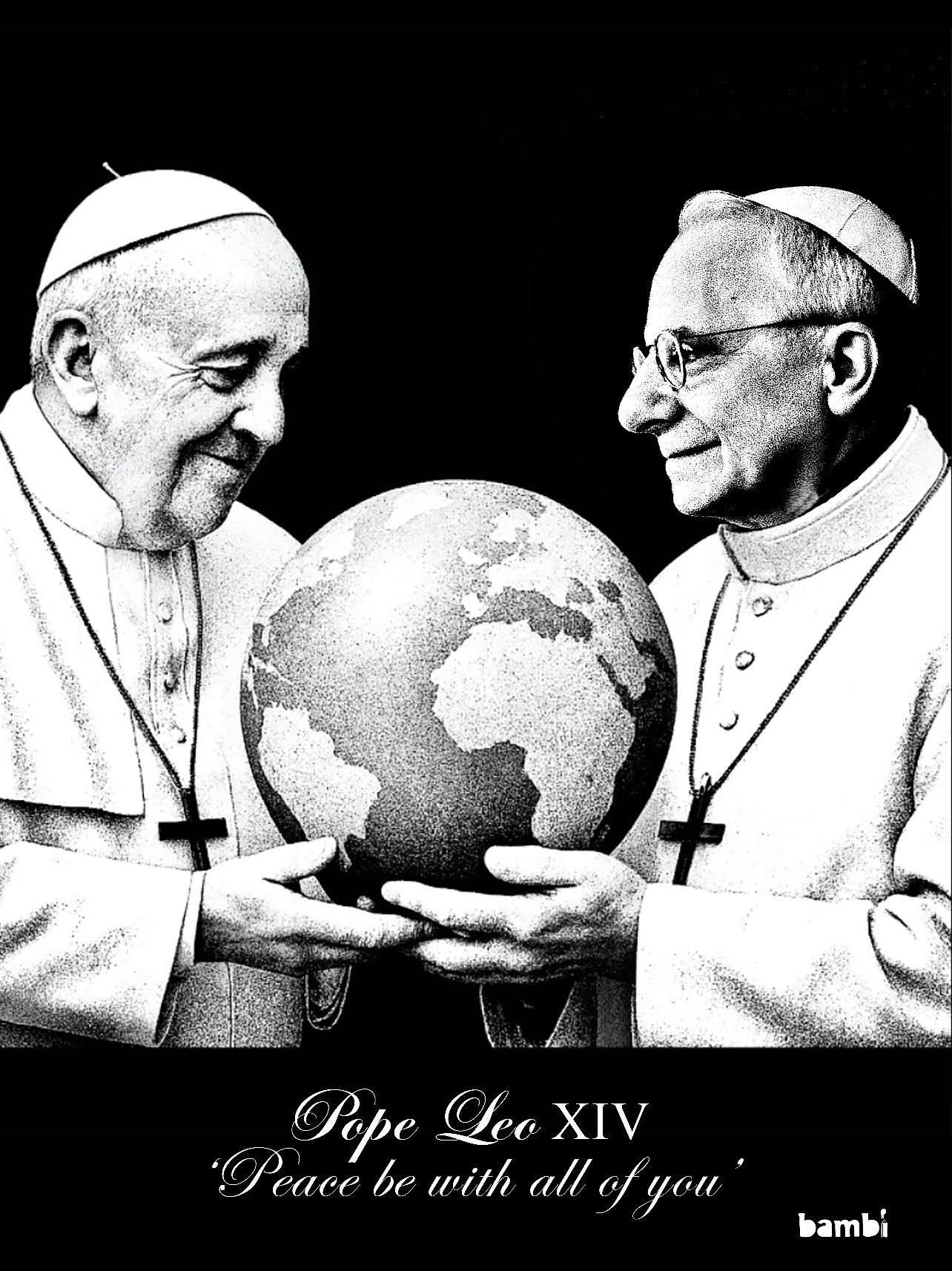 peace be with you two popes by bambi