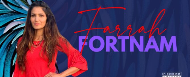 Farrah fortnam new artists on the fine art auction